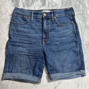 Madewell High Rise Denim Shorts Women’s Size 28 Medium Wash, Stovepipe